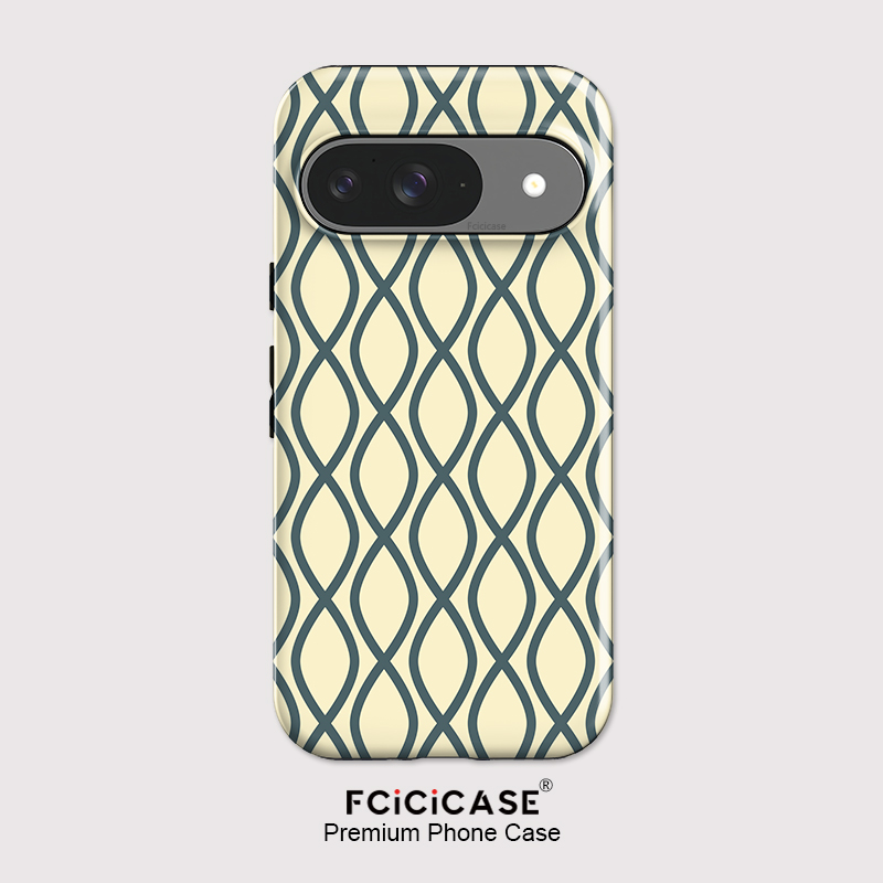Matte Pc Case - Fcicicase Modische Streifen-Print Handyhülle für Google
