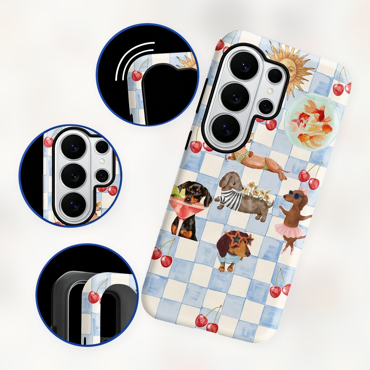 Lustige Hunde Sommer 2-in-1 Du – Computer Case Bewertung und Preis