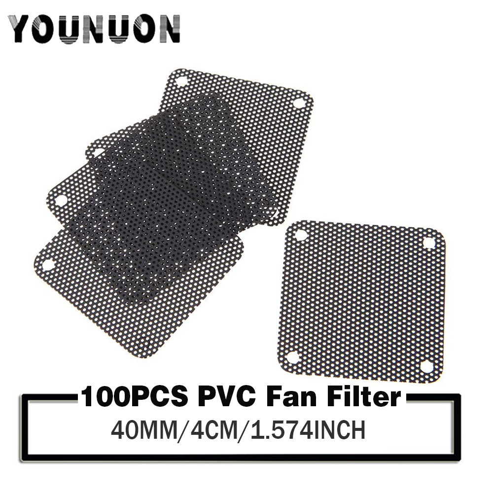 100Pcs YOUNUON 40mm Fan Filter – Dust Filter Pc Bewertung und Preis