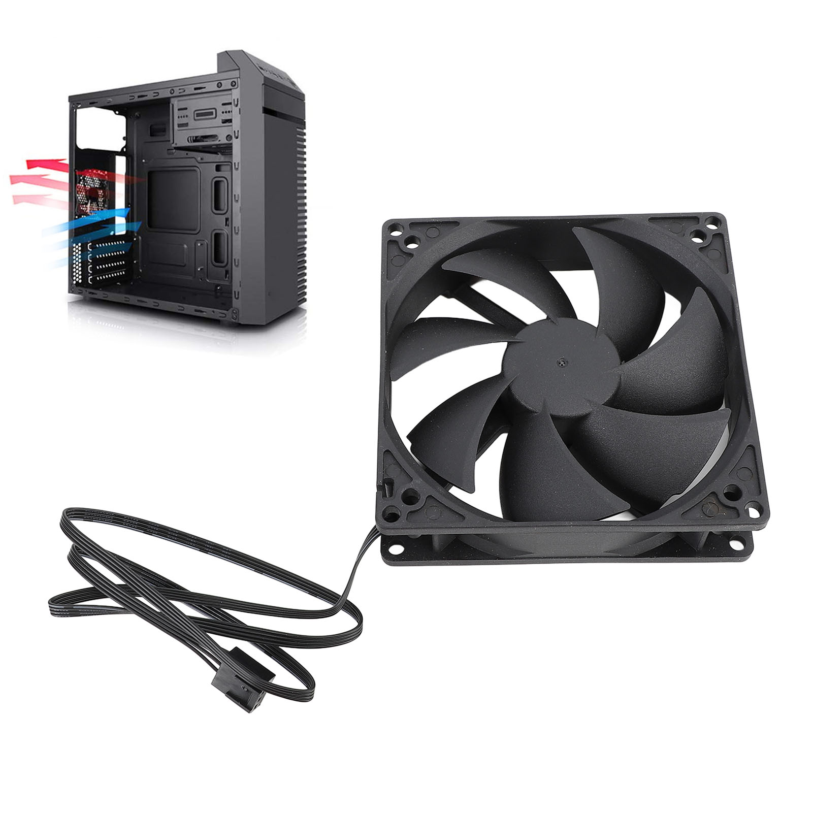 100 mm PC-PWM-Gehäuselüfter, 1 – Case Fan Controller Bewertung und Preis